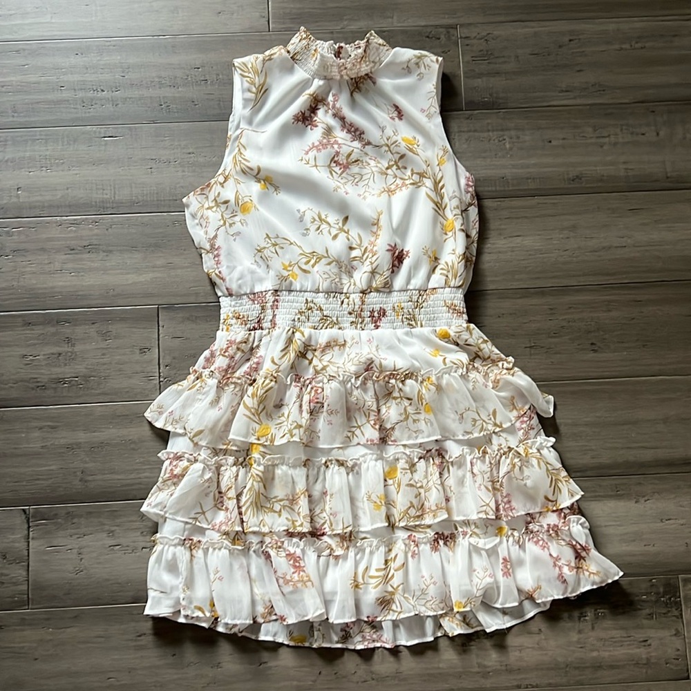 Floral print dress